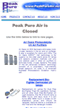 Mobile Screenshot of peakpureair.net